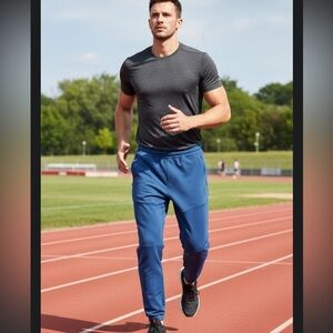 Spyder Men's Blue Joggers NWT size large ProW=B